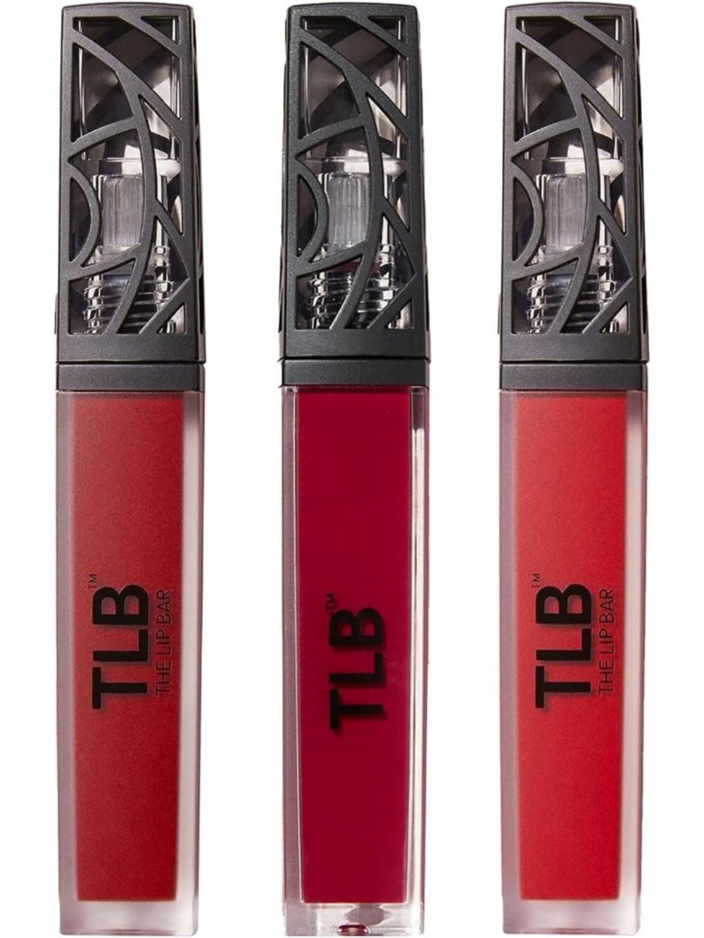 Matte Liquid Lipstick Set - 3 High Pigment Shades, Long Lasting, Jojoba Oil